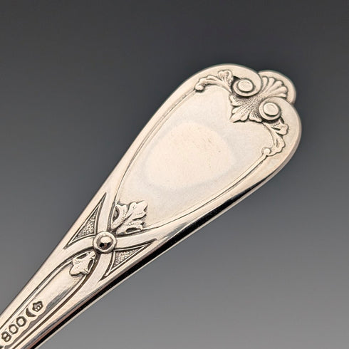 20世紀初頭 ドイツアンティーク 800シルバー製 ペストリーサーバペア ケース入